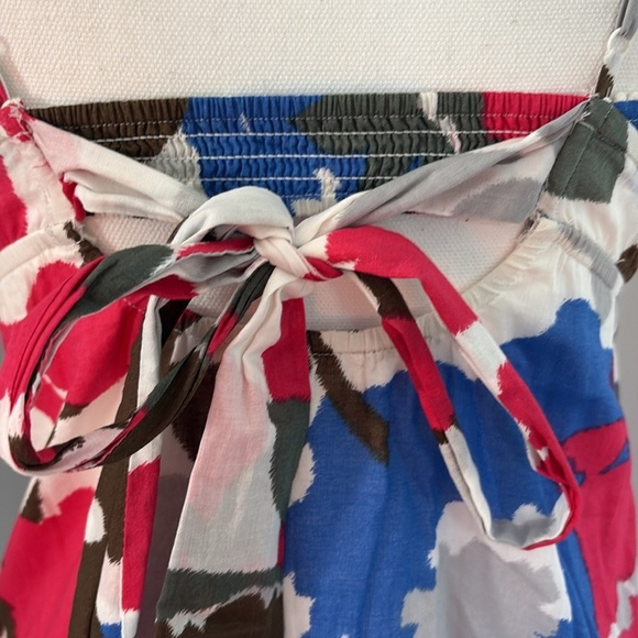 American Eagle Floral Midi Dress Tie Back Size 4 sun dress - Picture 5 of 8